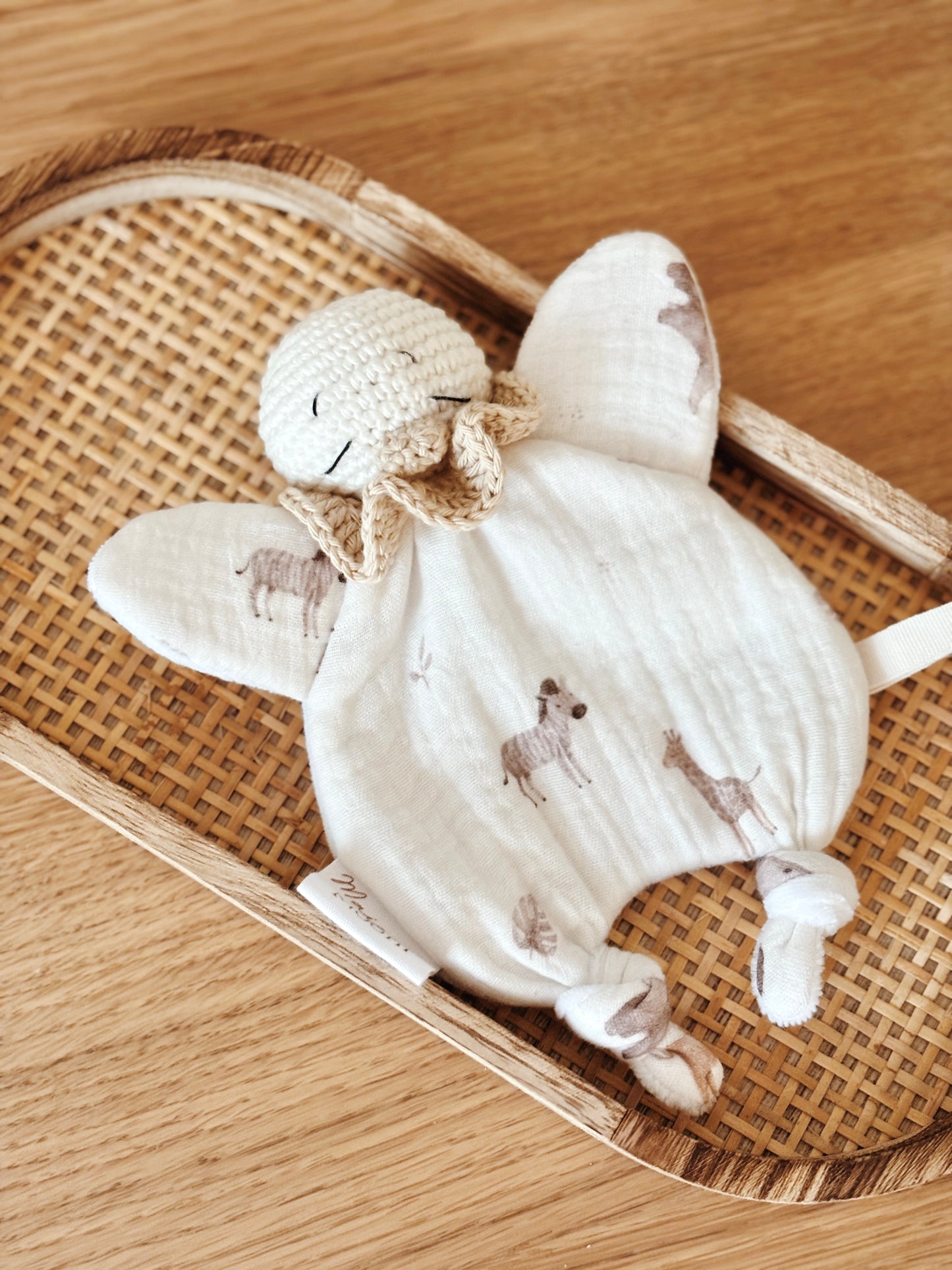 Mini doudou attache tétine