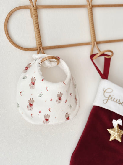 Bavoir motif exclusif de Noël