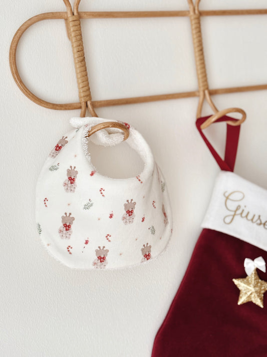 Bavoir motif exclusif de Noël